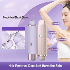 Double Head Electric Shaver - Hair Removal Does not Harm the Skin