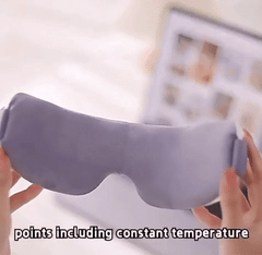 Smart Eye Massager with Heat & Vibration | Portable Eye Massaging Tool for Dark Circles, Puffiness & Eye Fatigue Relief | Rechargeable Electric Eye Care Device